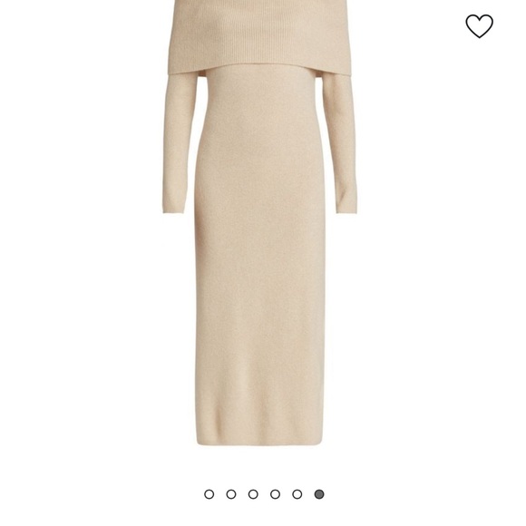 Heritage Sofia Cashmere Elegant Blue Off-Shoulder Dress - Picture 7 of 11